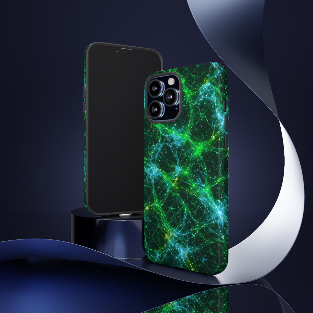 Neon Mycelium - Mermaid Phone Case