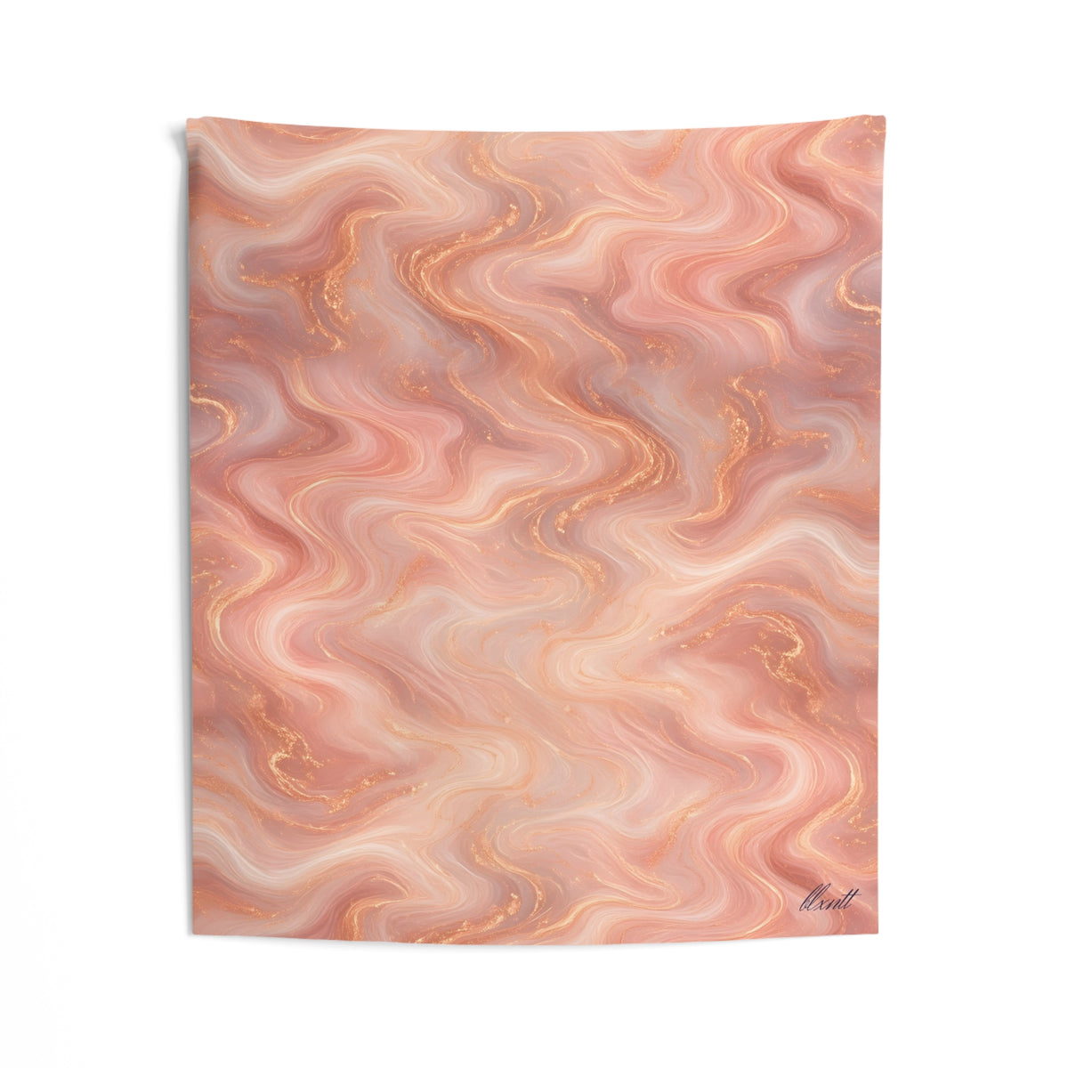 Rose Gold Marble Tapestry