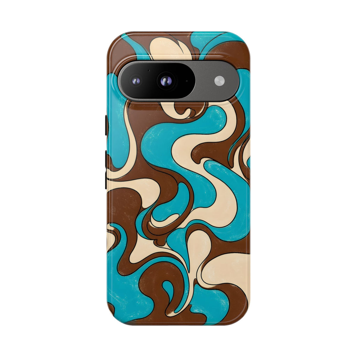 Fillmore Flow - Turquoise & Chocolate Phone Case