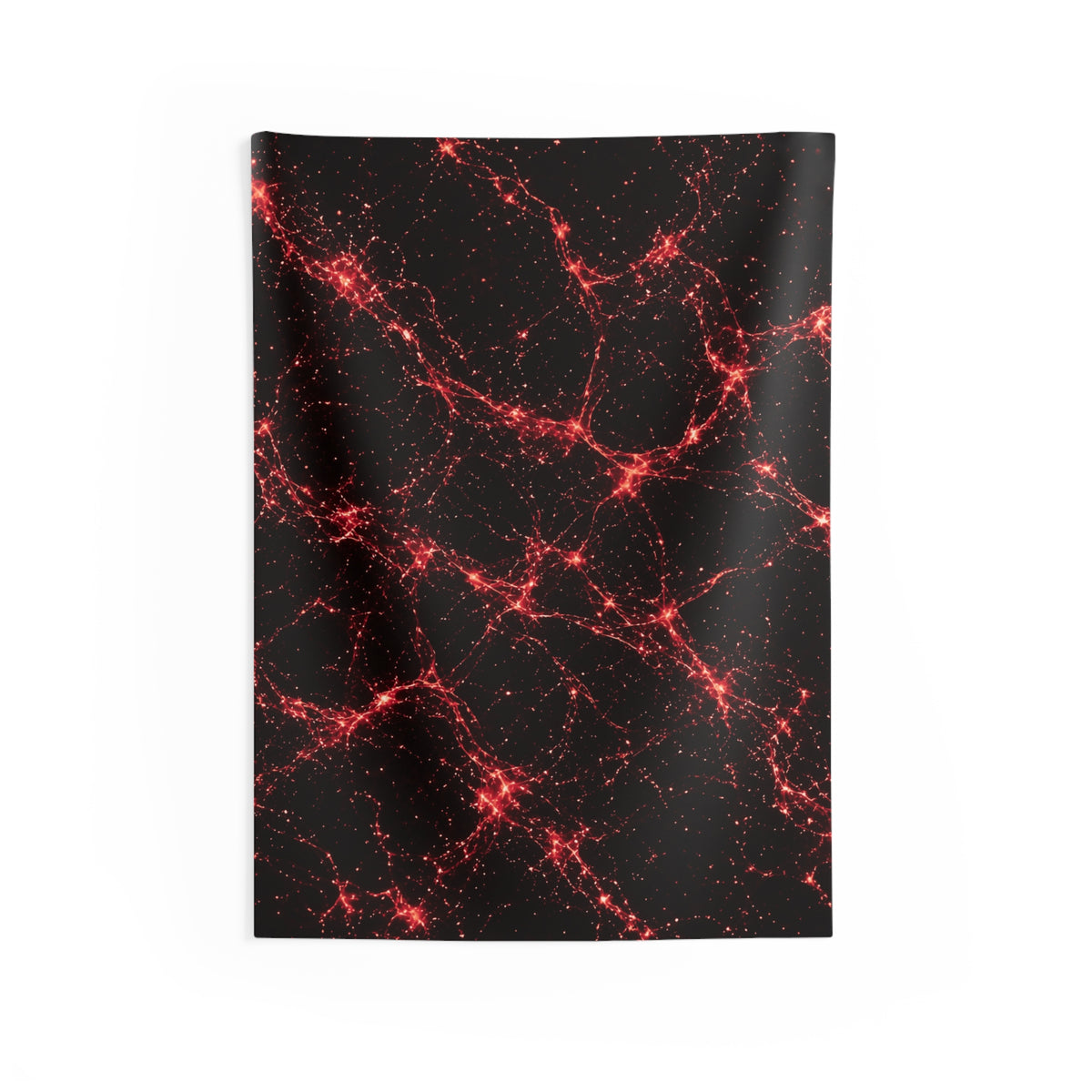 Neon Mycelium - Blood Moon Tapestry