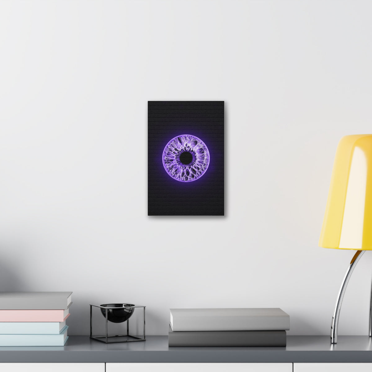 BLXNTT Iris – Lace Web Ultraviolet Glossy Canvas