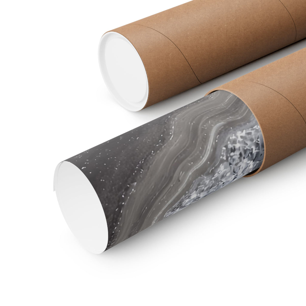 Geode Core - Silver Smoke Poster