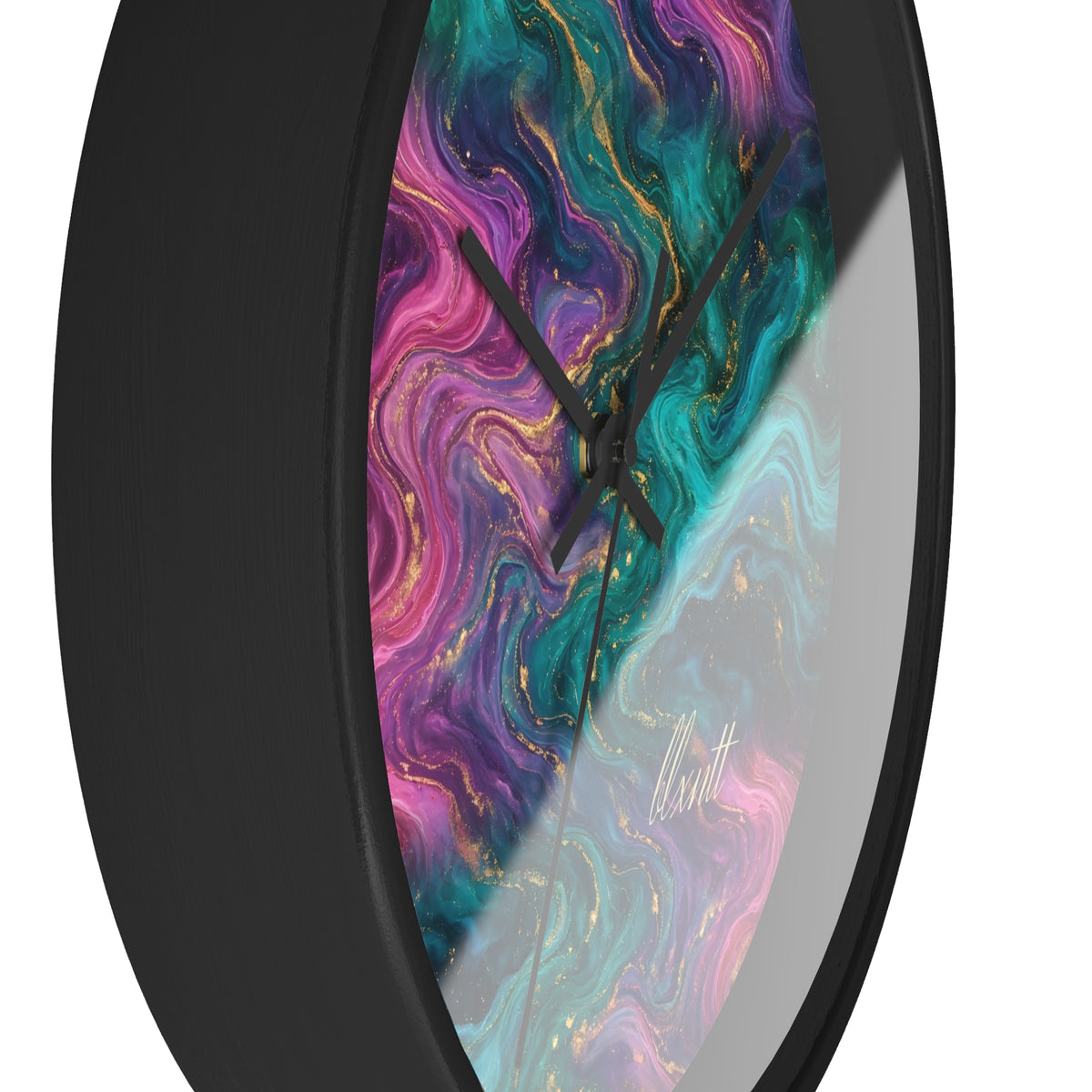 Aurora Marble Wall Clock