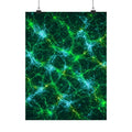 Neon Mycelium - Mermaid Poster
