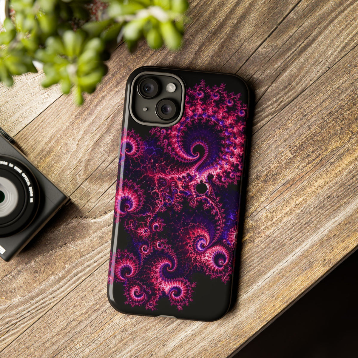 Copper Infinity - Hot Pink & Violet Phone Case