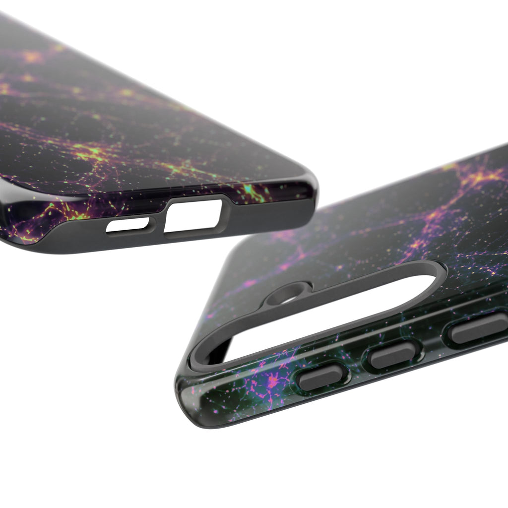 Neon Mycelium - Holographic Phone Case