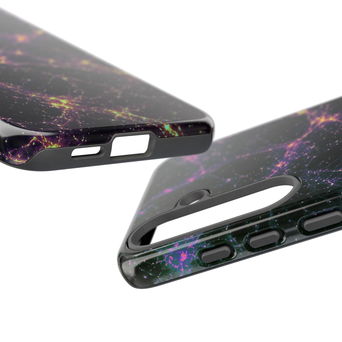 Neon Mycelium - Holographic Phone Case
