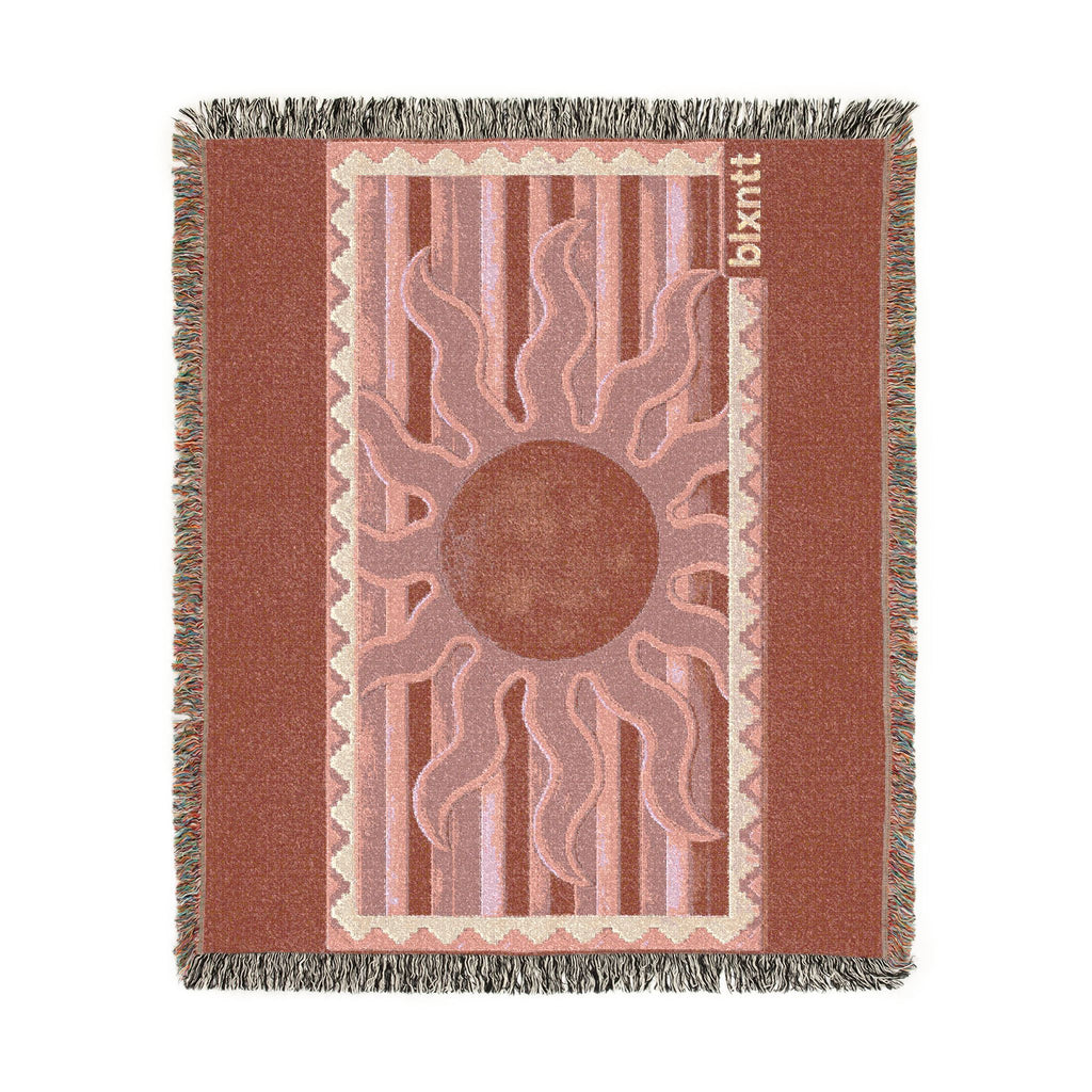 BLXNTT Pink Hippie Woven Blanket #3