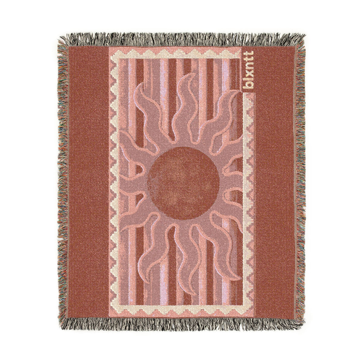 BLXNTT Pink Hippie Woven Blanket #3