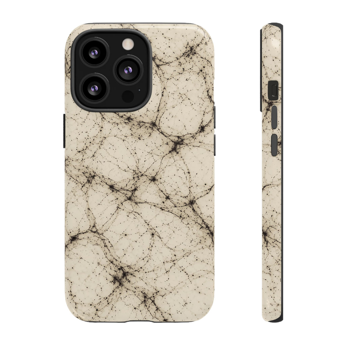 Neon Mycelium - Ink on Paper Phone Case