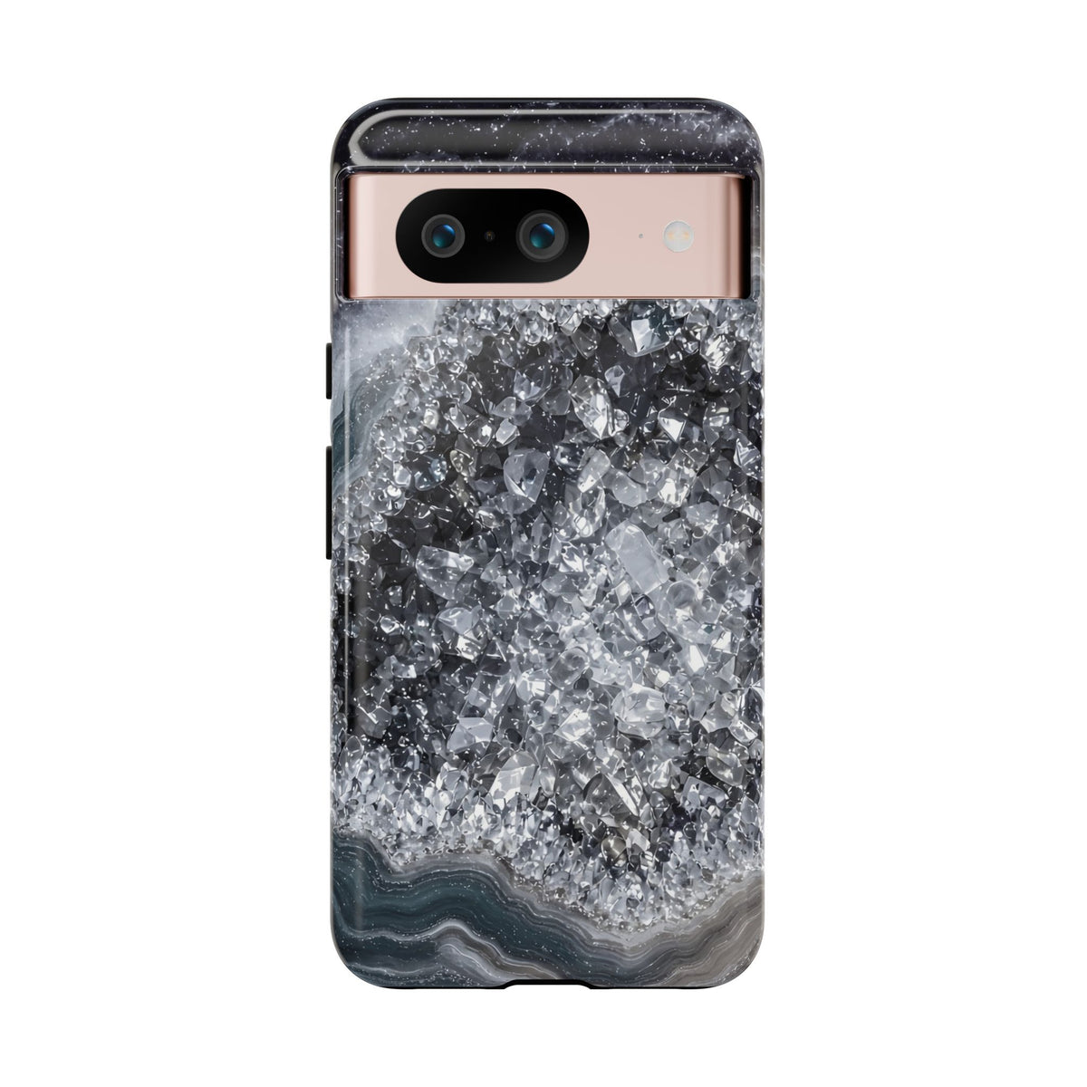 Geode Core - Silver Smoke Phone Case