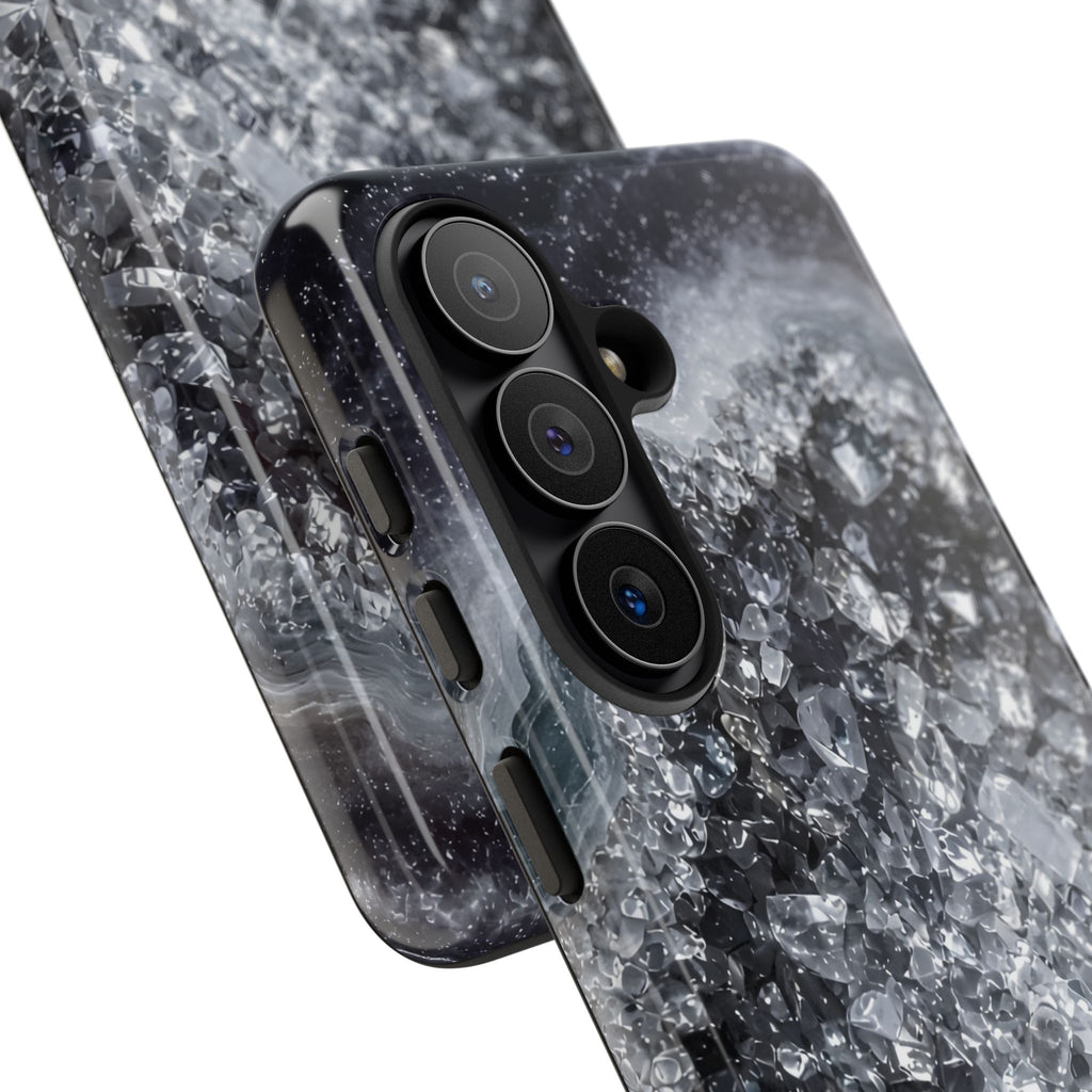 Geode Core - Silver Smoke Phone Case