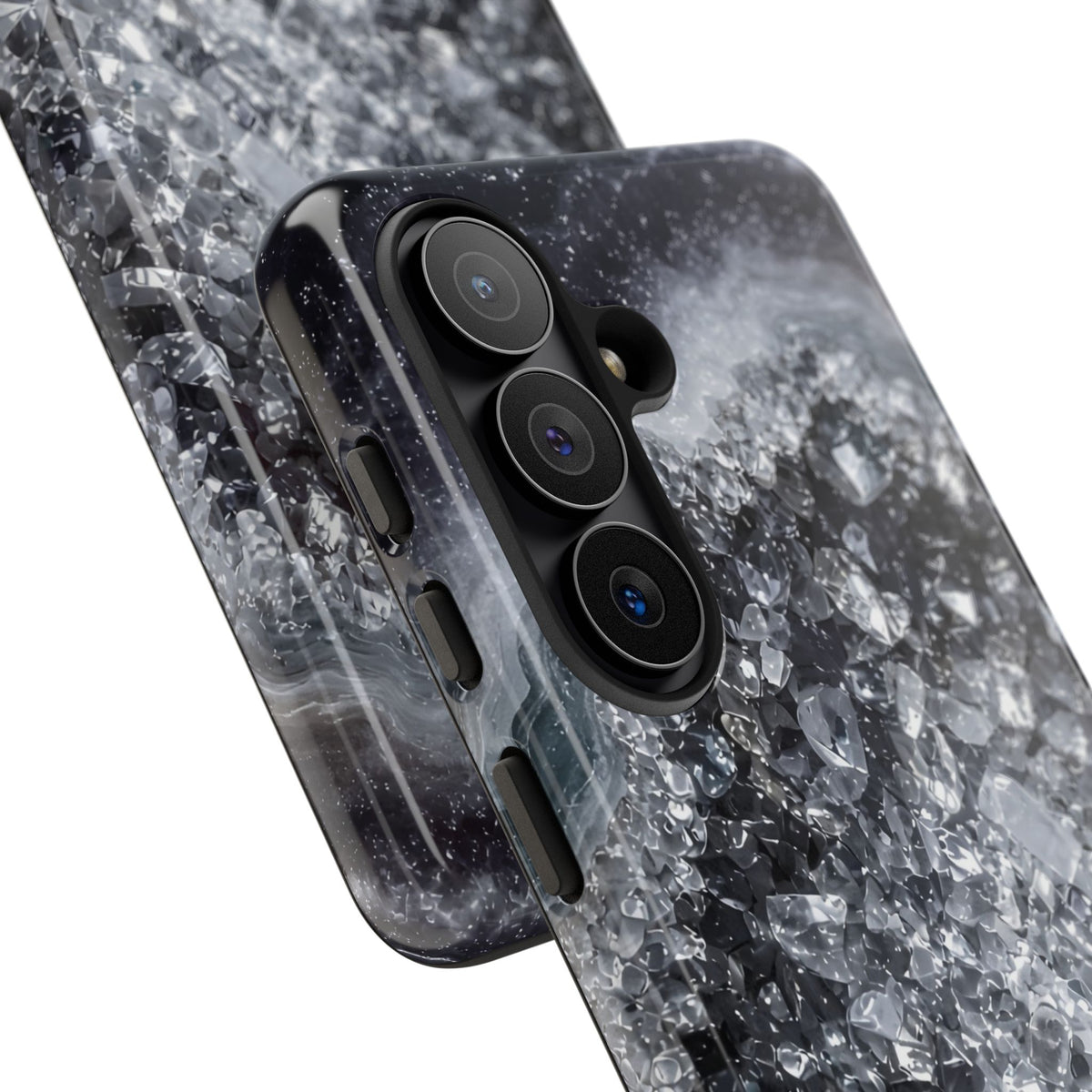 Geode Core - Silver Smoke Phone Case