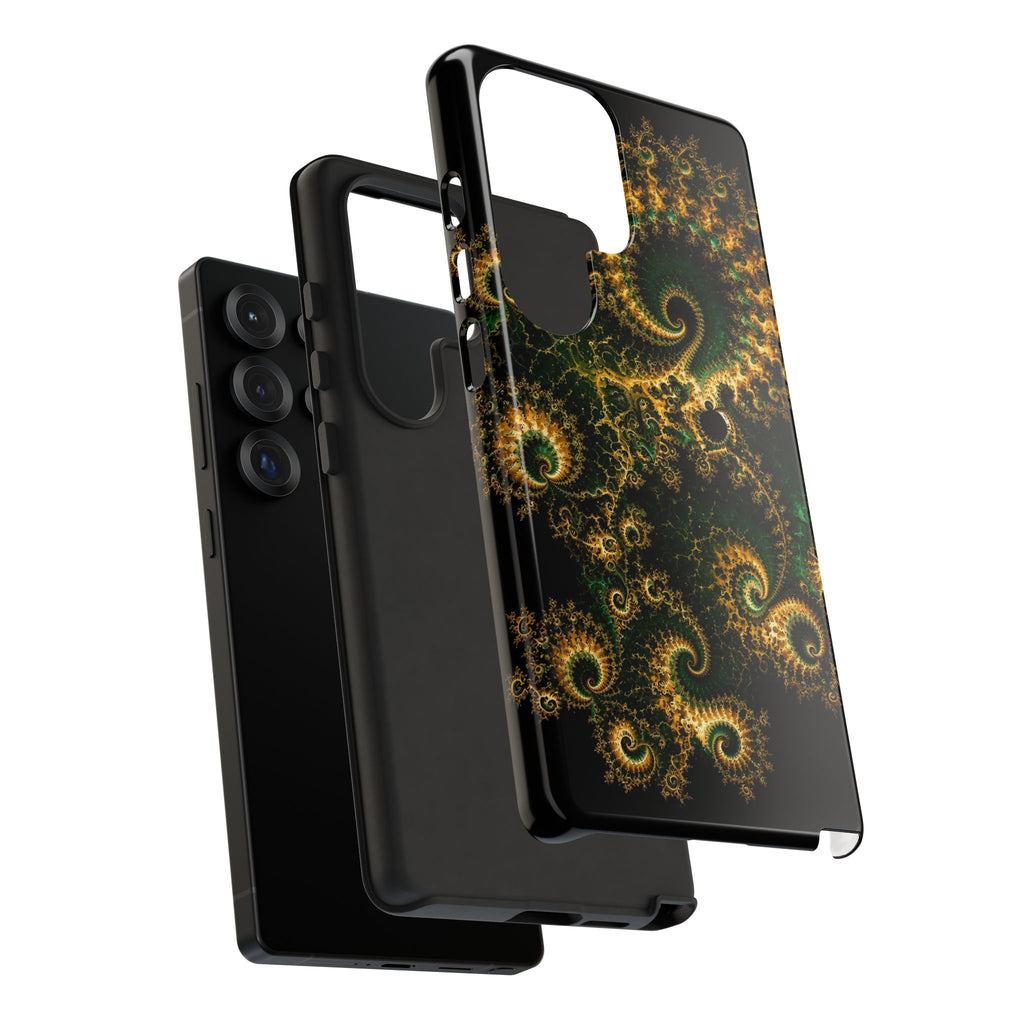 Copper Infinity - Emerald & Gold Phone Case