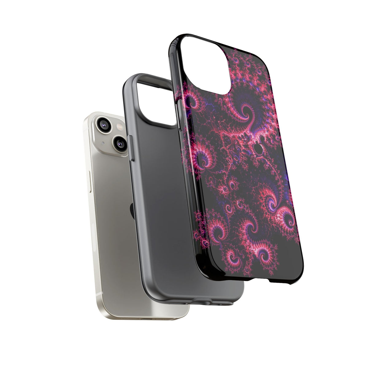Copper Infinity - Hot Pink & Violet Phone Case