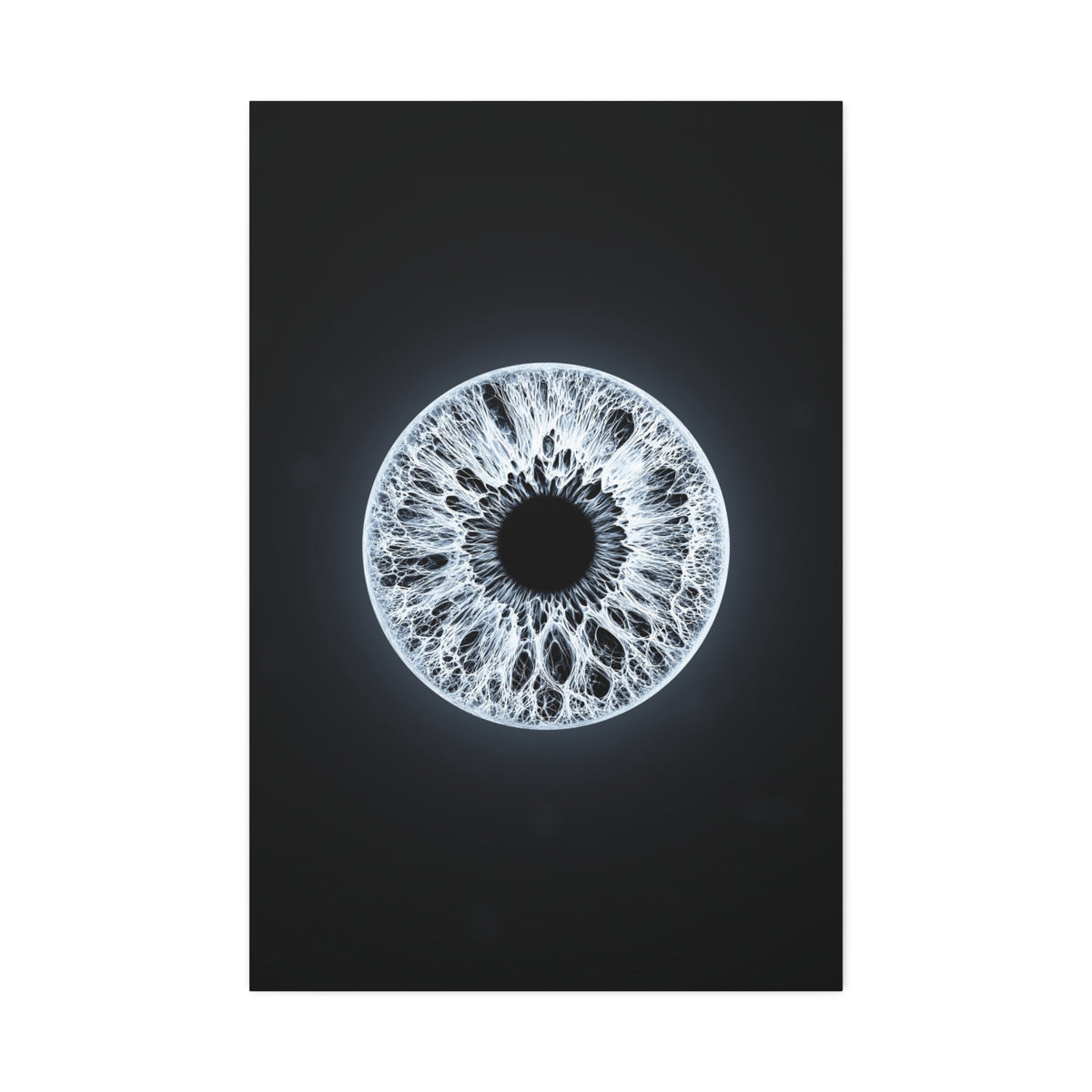 BLXNTT Iris – Lace Web Ice Silver Glossy Canvas