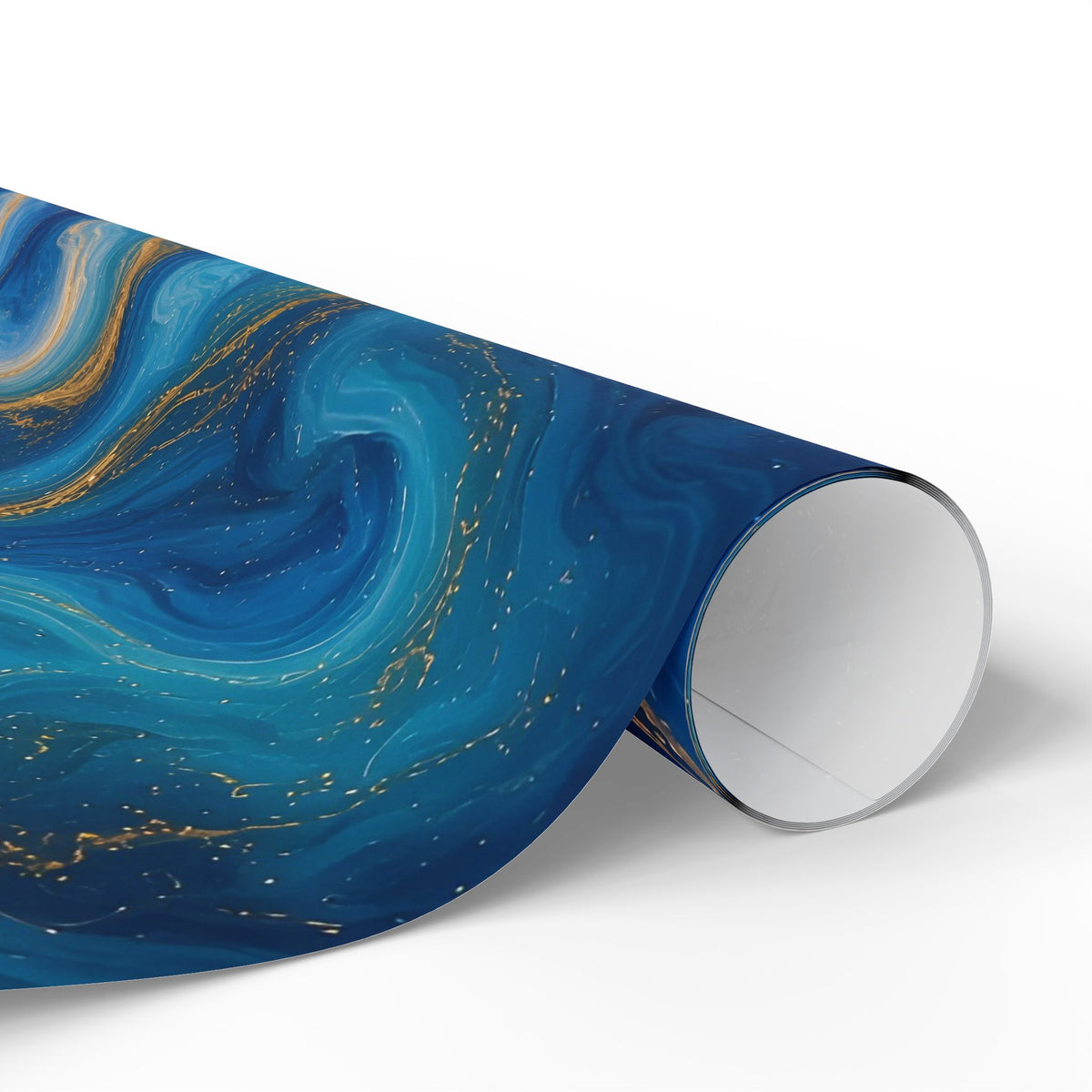 Ocean Blue Marble Wrapping Paper
