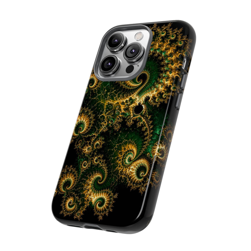 Copper Infinity - Emerald & Gold Phone Case