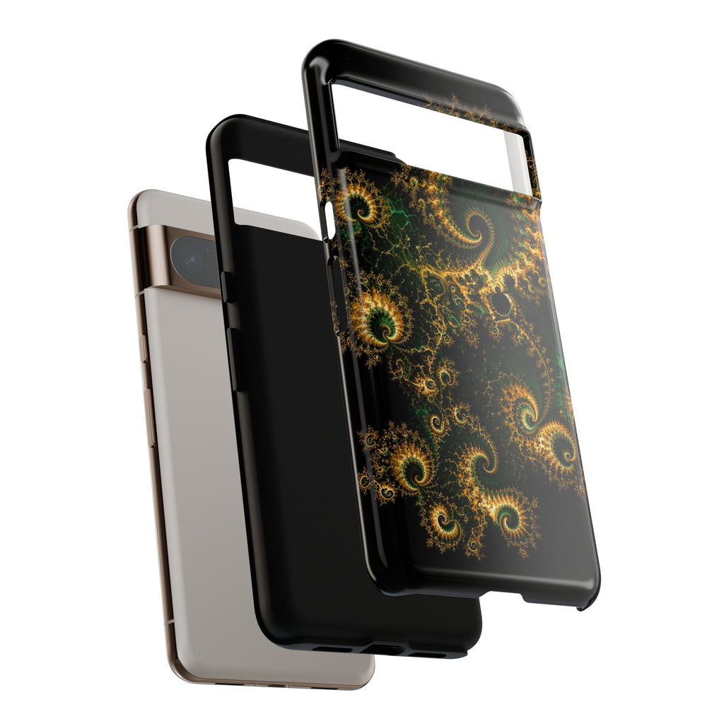 Copper Infinity - Emerald & Gold Phone Case