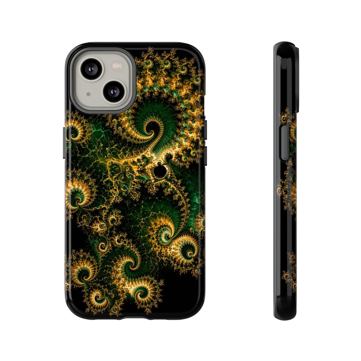 Copper Infinity - Emerald & Gold Phone Case