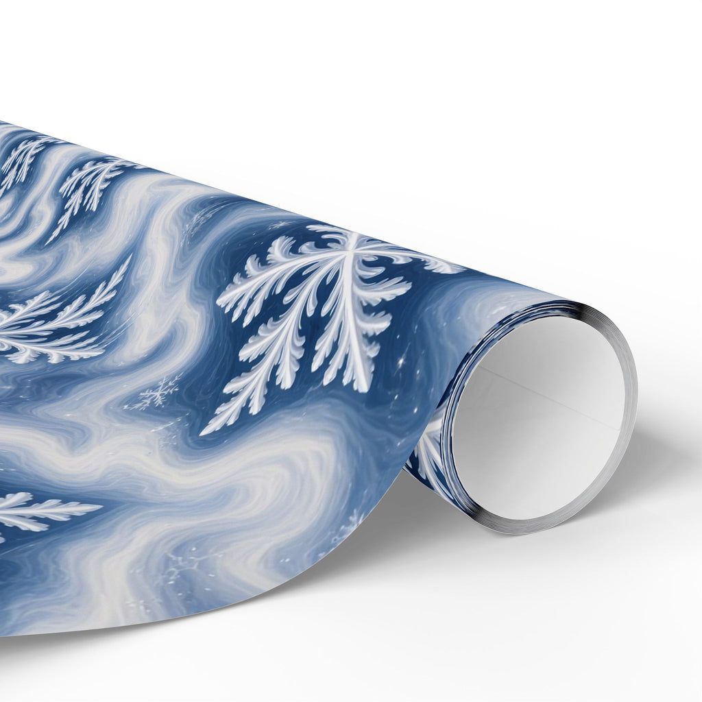 Snowflake Trippy Christmas Wrapping Paper