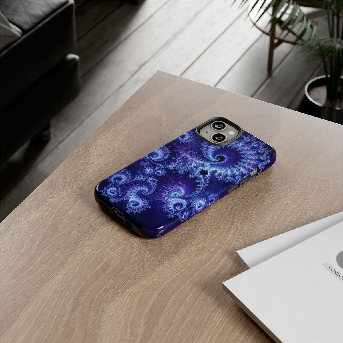 Copper Infinity - Bioluminescent Jellyfish Phone Case