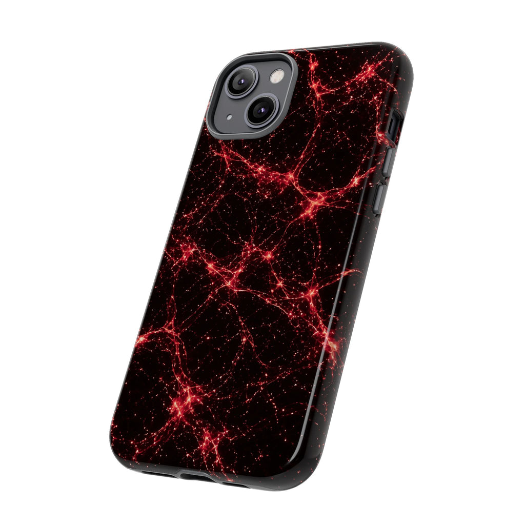 Neon Mycelium - Blood Moon Phone Case