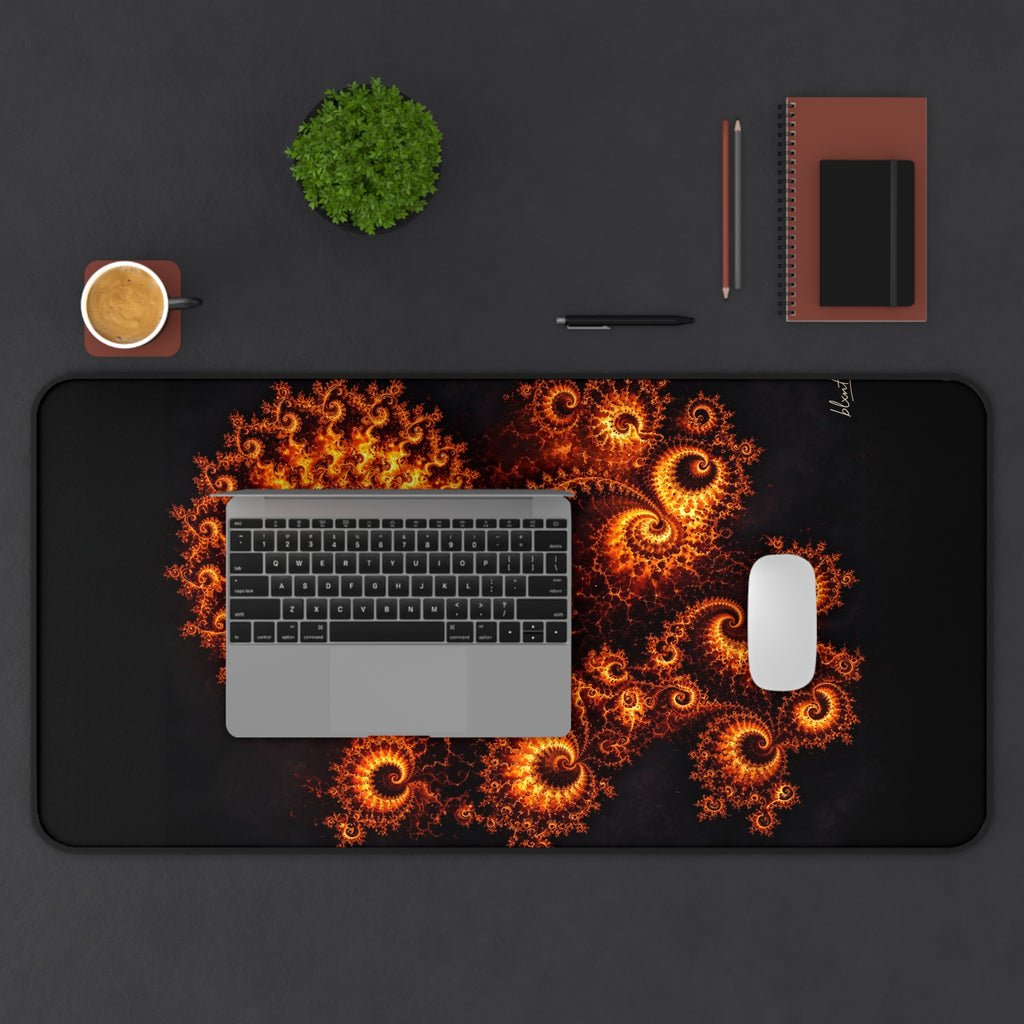 Copper Infinity - Molten Lava Desk Mat