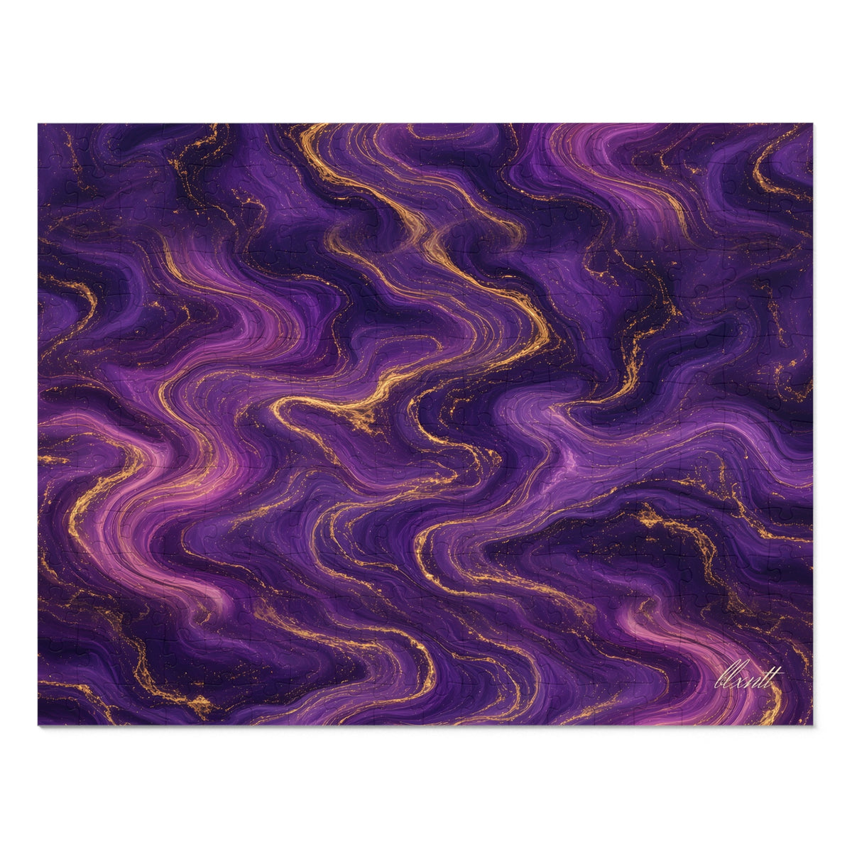 Royal Purple Marble Puzzle
