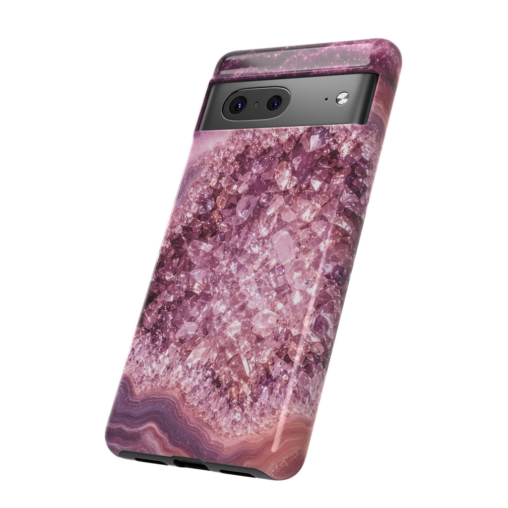 Geode Core - Rose Quartz Phone Case