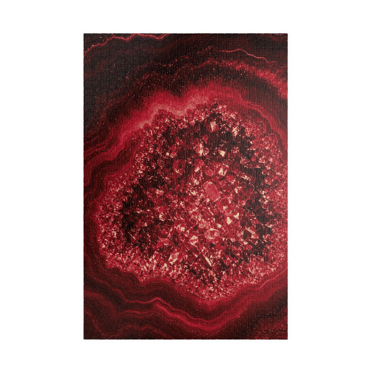 Geode Core - Cherry Cola Jigsaw Puzzle