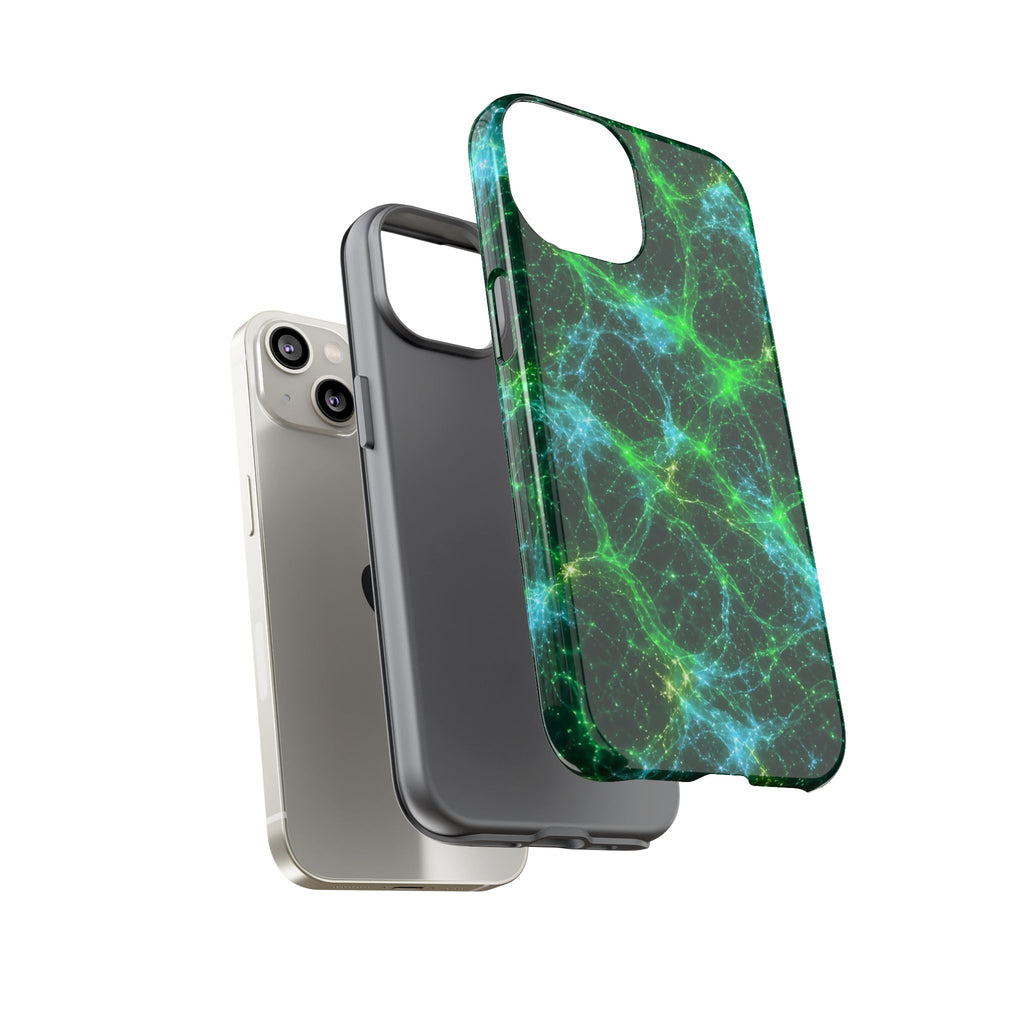 Neon Mycelium - Mermaid Phone Case