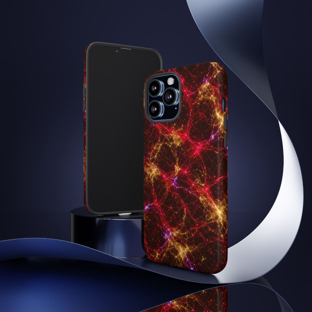 Neon Mycelium - Rainbow Nerve Phone Case
