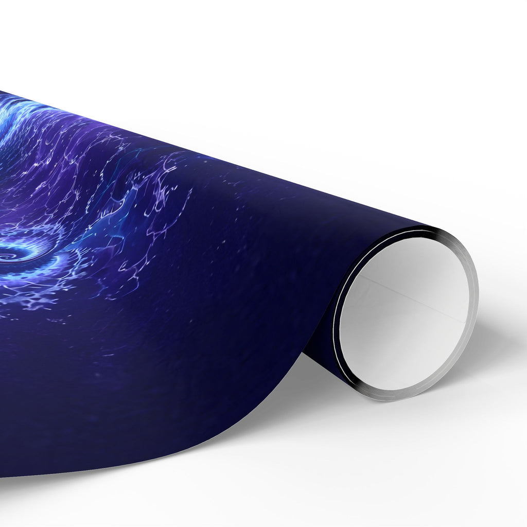 Copper Infinity - Bioluminescent Jellyfish Wrapping Paper
