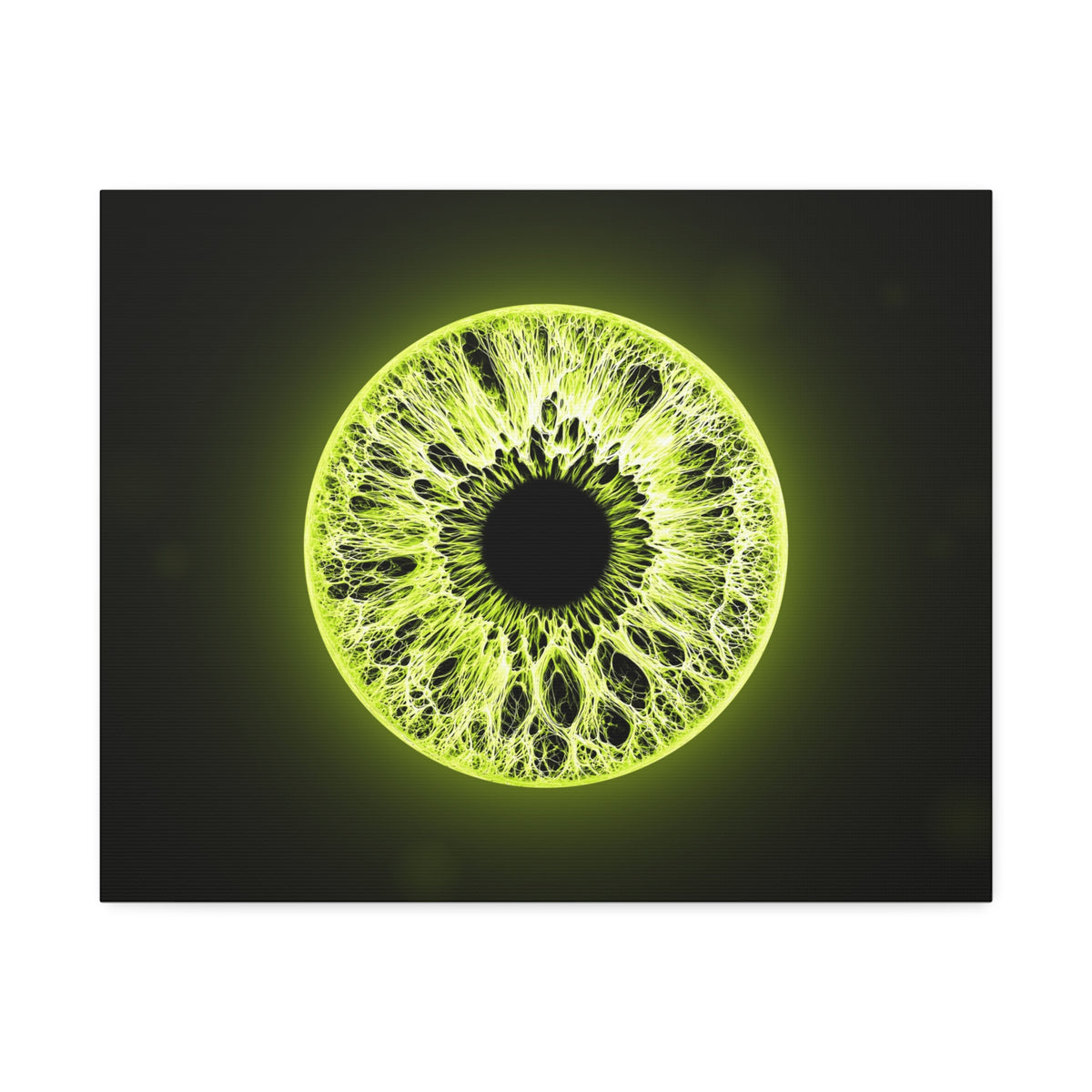 BLXNTT Iris – Lace Web Toxic Chartreuse Glossy Canvas