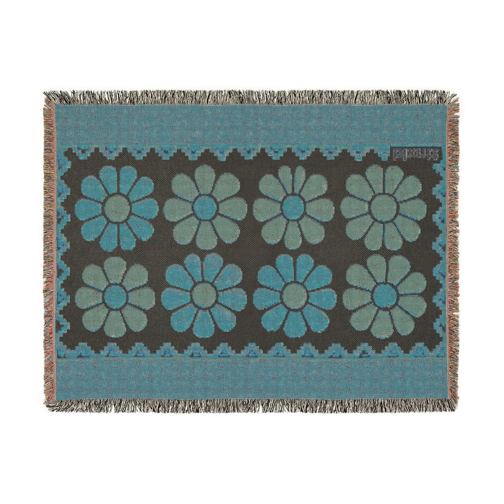 BLXNTT Orange Hippie Woven Blanket #4