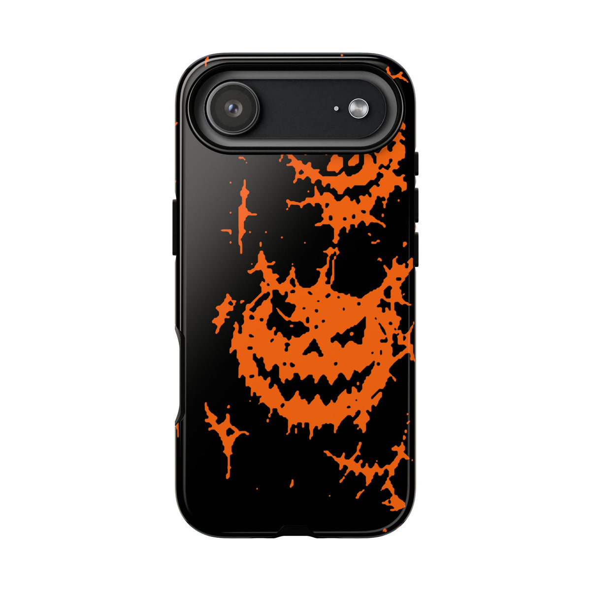 Orange Spiderweb Pumpkin Phone Case