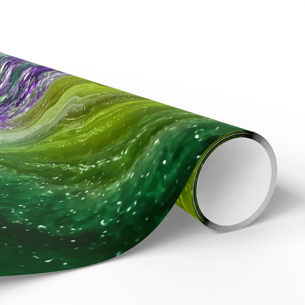 Geode Core - Ruby Emerald Wrapping Paper