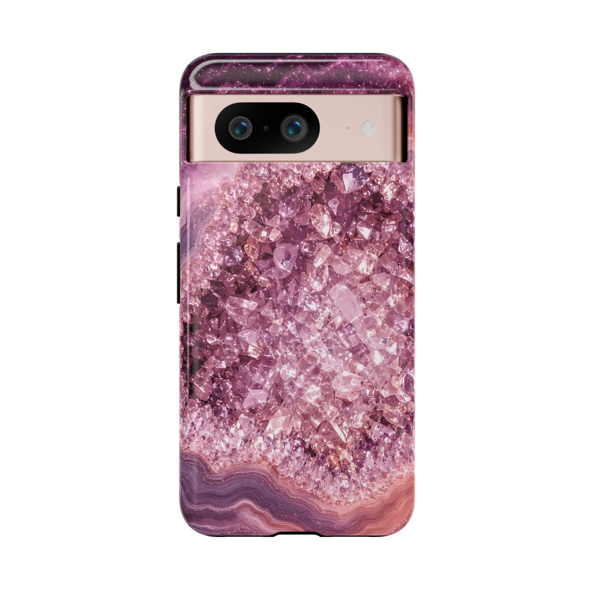Geode Core - Rose Quartz Phone Case