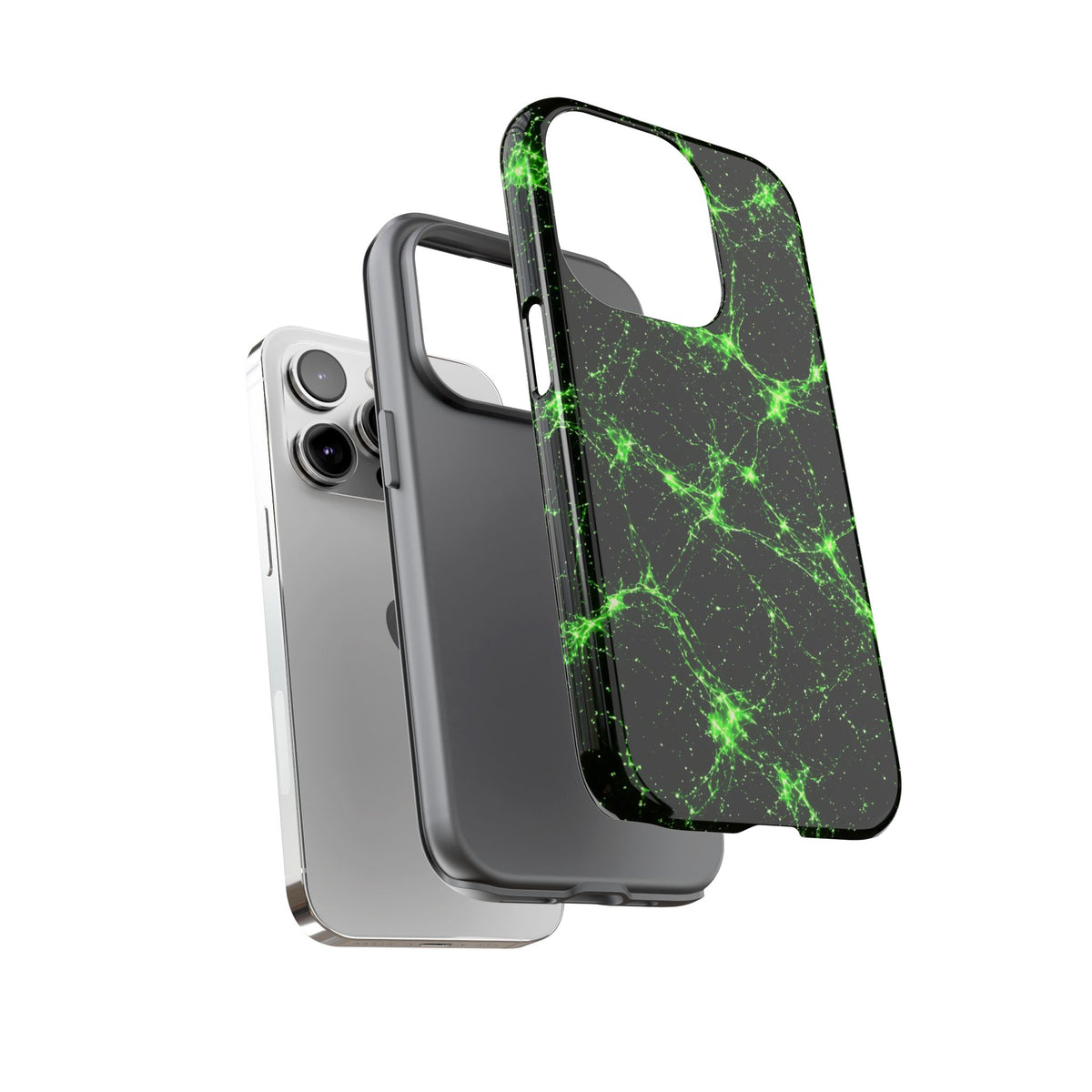 Neon Mycelium - Toxic Lime Phone Case