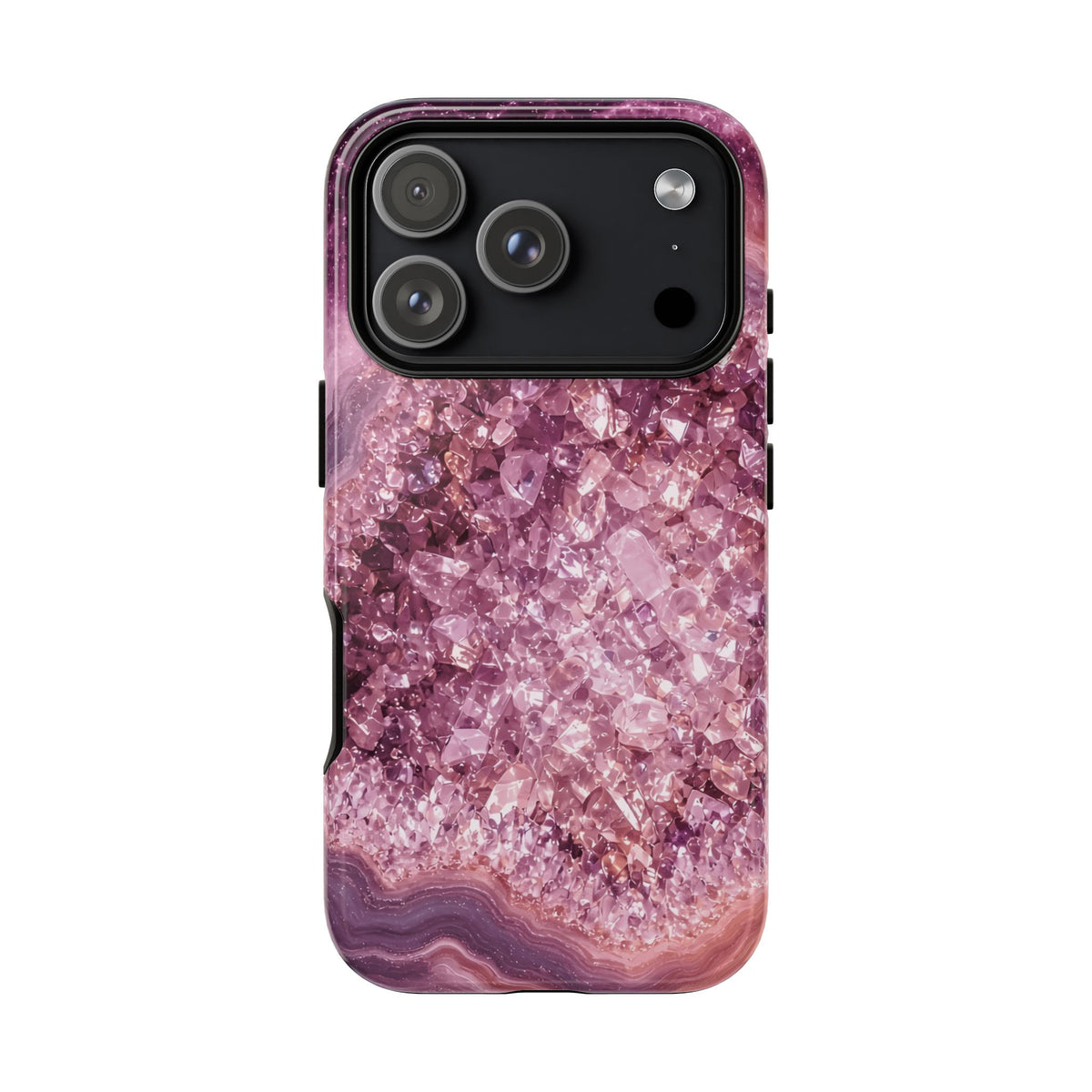 Geode Core - Rose Quartz Phone Case