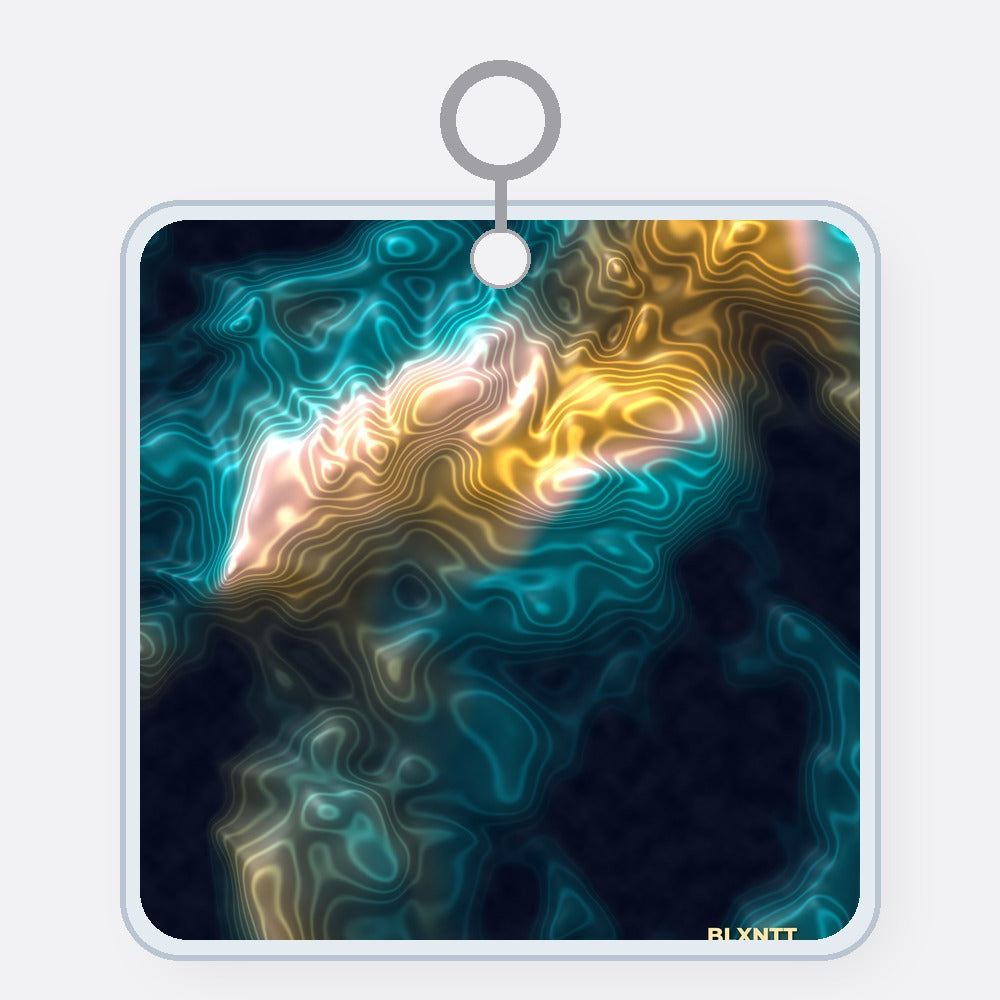 Ink in Water Acrylic Keychain