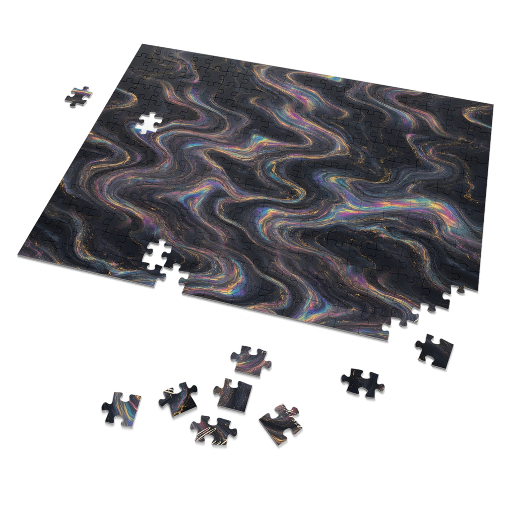 Galaxy Iridescent Marble Puzzle