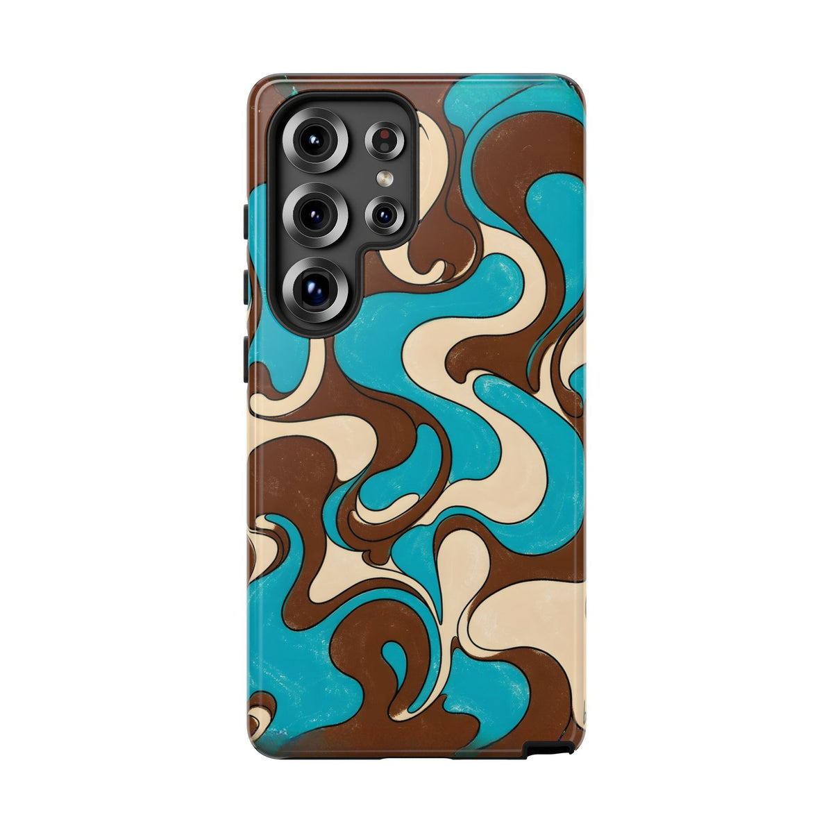 Fillmore Flow - Turquoise & Chocolate Phone Case