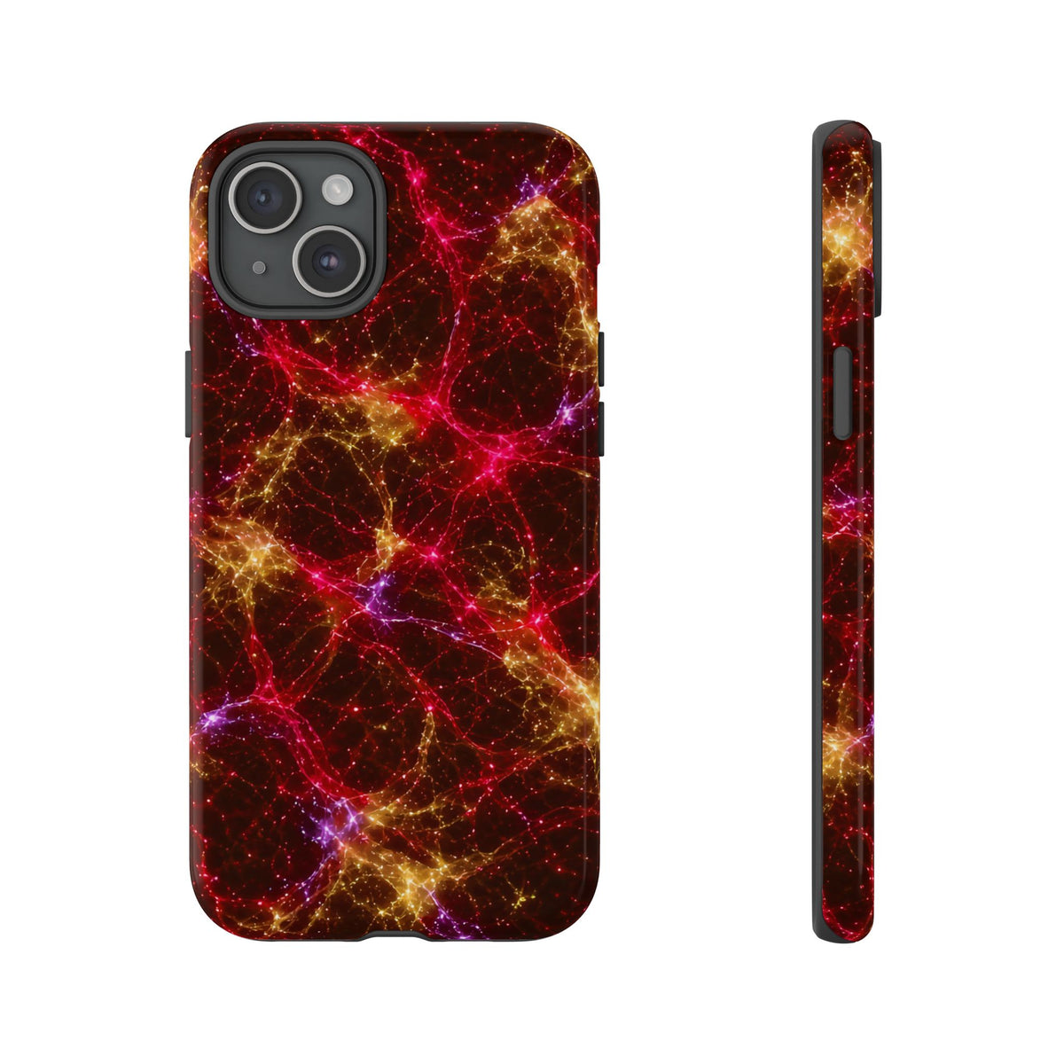 Neon Mycelium - Rainbow Nerve Phone Case