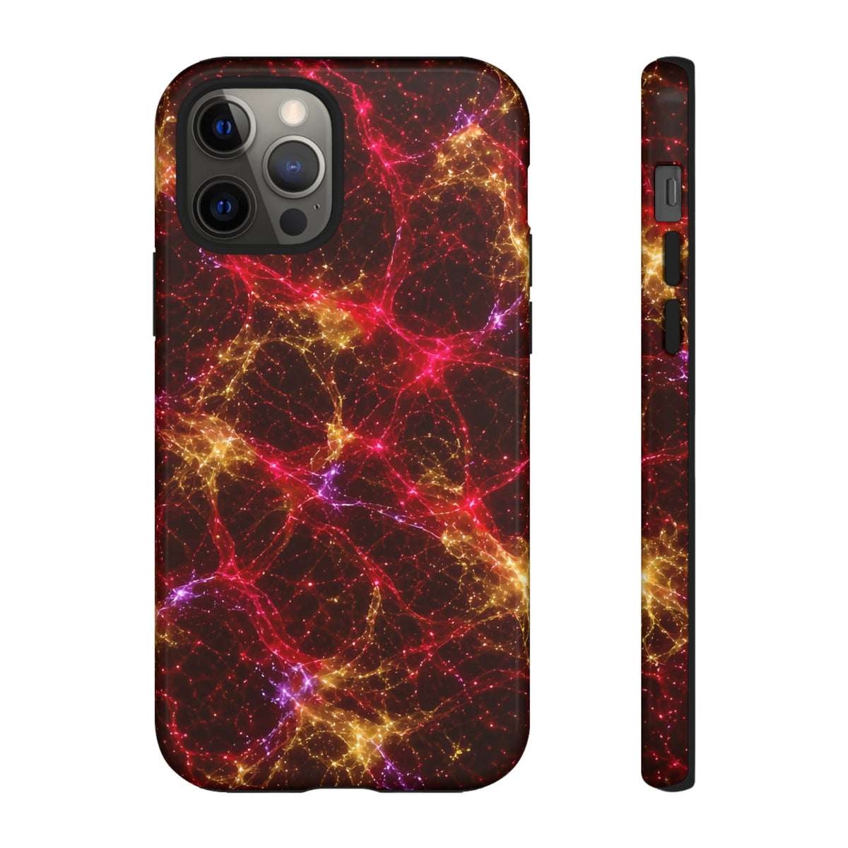 Neon Mycelium - Rainbow Nerve Phone Case