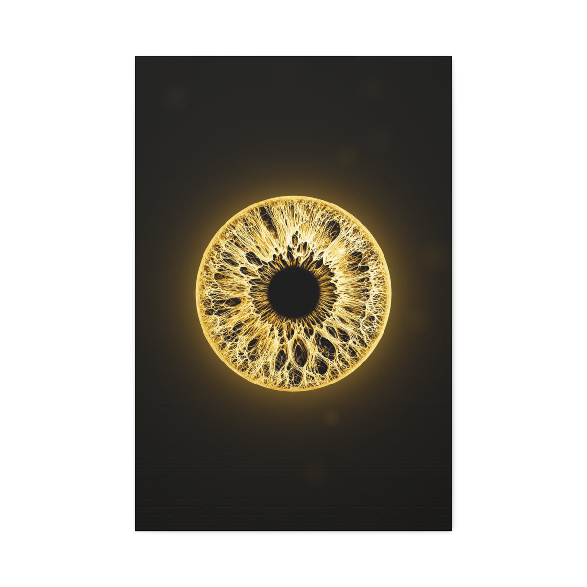 BLXNTT Iris – Lace Web Molten Gold Glossy Canvas