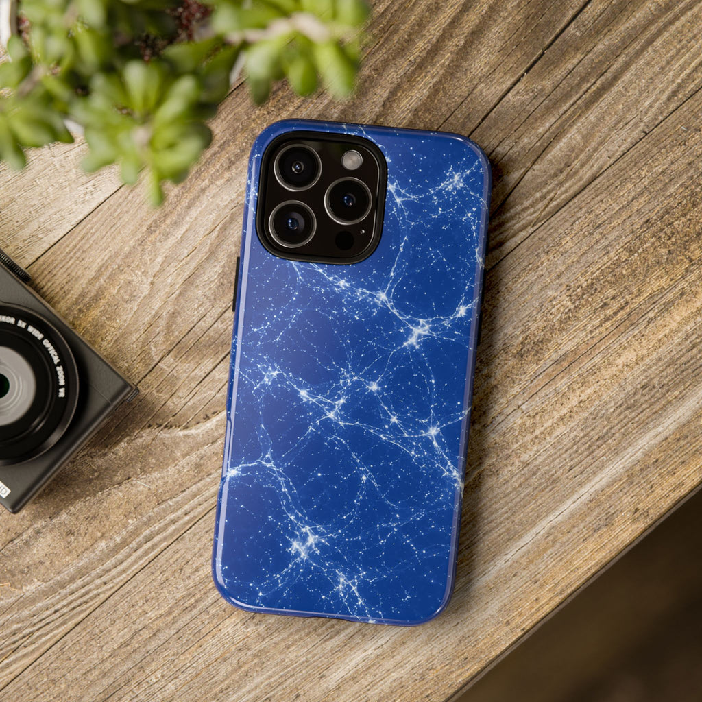 Neon Mycelium - Blueprint Phone Case