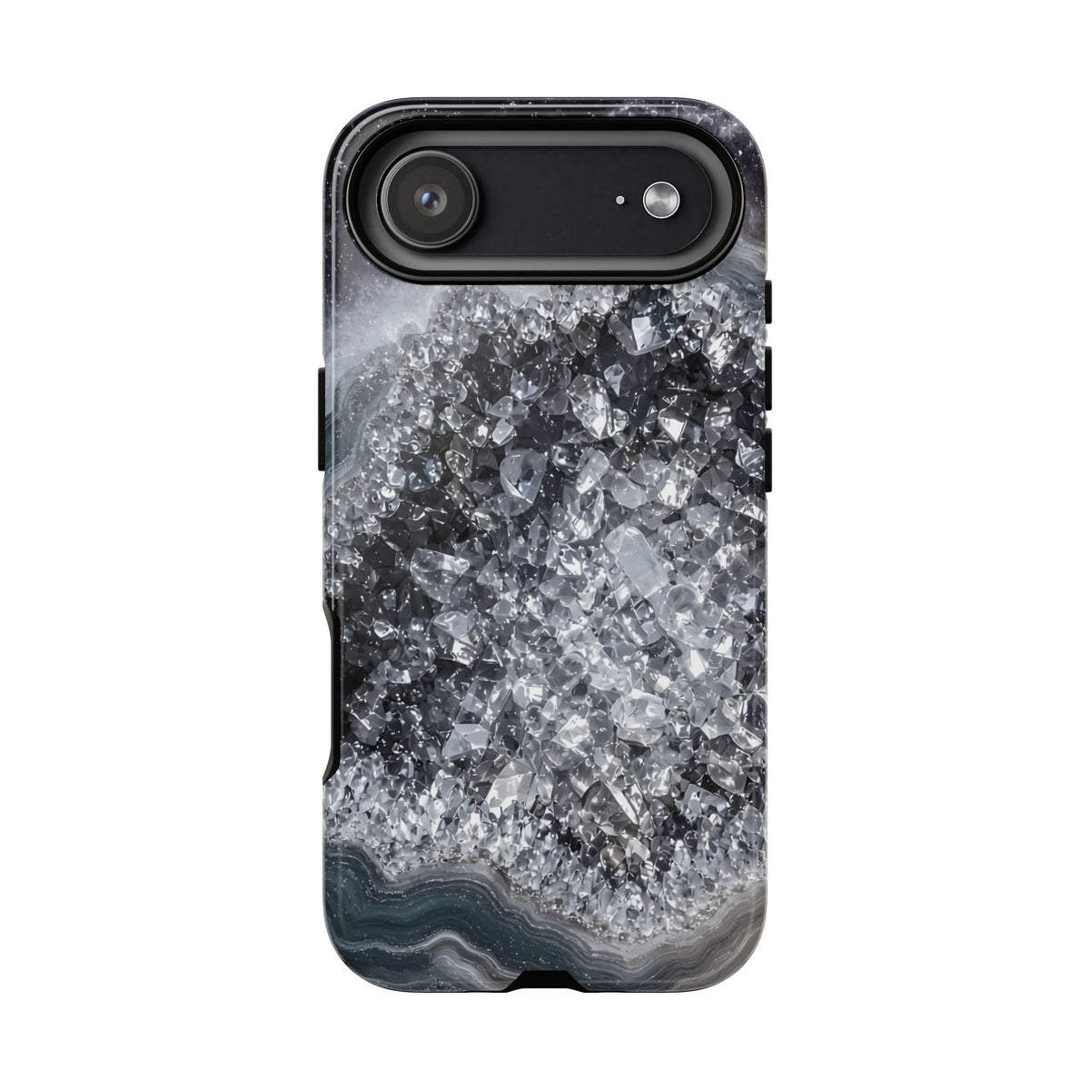 Geode Core - Silver Smoke Phone Case