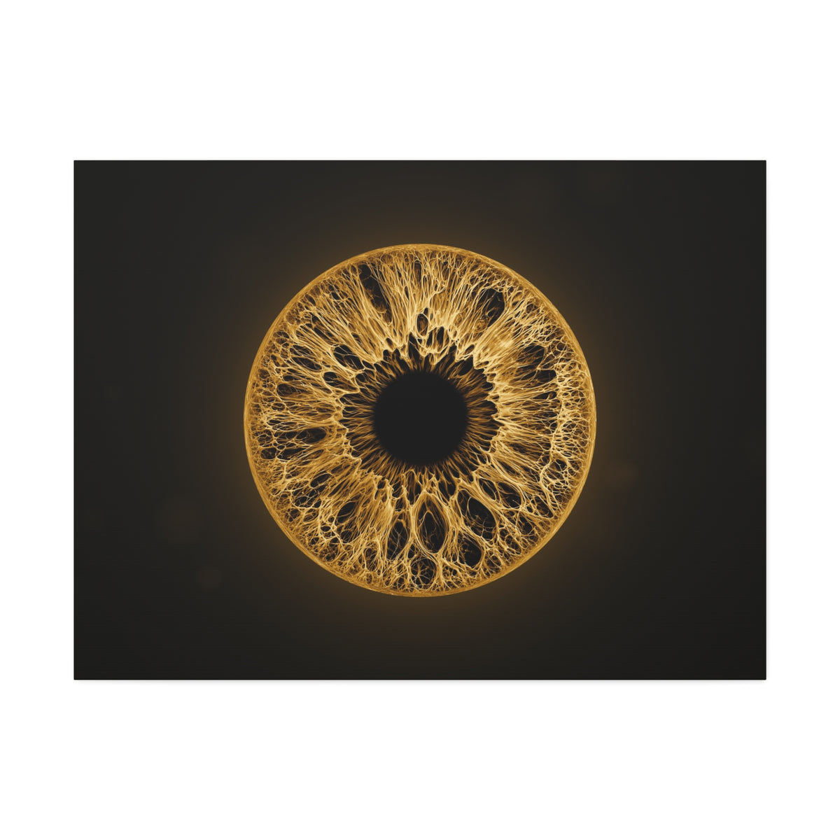 BLXNTT Iris – Lace Web Amber Glossy Canvas